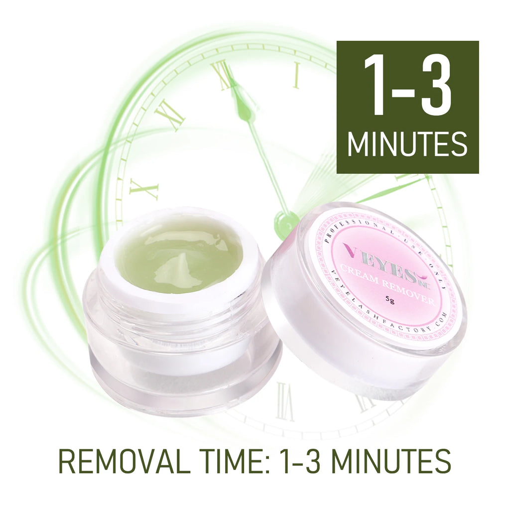 Veyes Inc Eyelash Extensions Cream Remover Veyelash Aloe Ingredients  Eyelashes Glue Remover soft Gentle Remover For Makeup