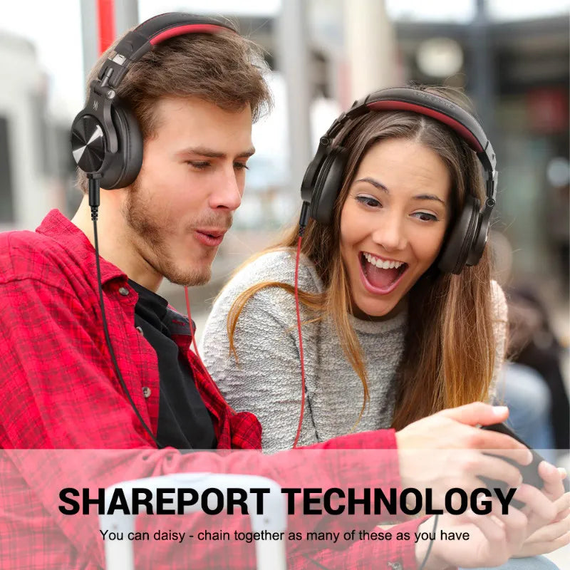 Oneodio A71 Gaming Headset Studio DJ Headphones Stereo Over Ear Wired Headphone Hi-Res With Microphone For PC PS4 Xbox One Gamer