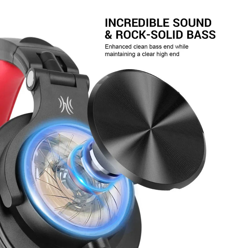 Oneodio A71 Gaming Headset Studio DJ Headphones Stereo Over Ear Wired Headphone Hi-Res With Microphone For PC PS4 Xbox One Gamer