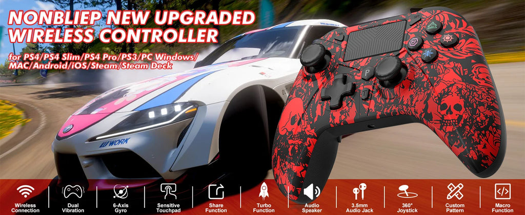 For PS5 Console Wireless Controller Supports BLACK MYTH WUKONG W/ Turbo Dual Vibration Gamepad For Steam/PC Game Remote Control