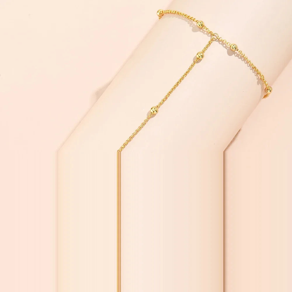 Dainty Hand Chain Bracelet Ring Gold Plated Handmade Link Chains Connecting Harness Bracelets Hand Jewelry for Women Trendy Gift