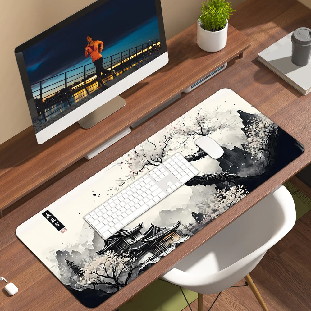 Large Gaming Mouse Pad Mouse Mat Keyboard Mat Non-Slip Rubber Base Desk Mat for Keyboard and Mouse PC Computer Game Accessories