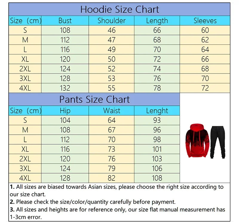 Japan Bushido Style Hooded Sweatshirt Sweatpants Men's Set Autumn Winter Daily Casual Sport Jogger Suit Urban Fashion Sportswear