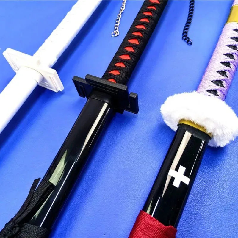 140cm Real Bleach Katana Anime Kurosaki Ichigo Cosplay Prop Large Ninja Knife Real Full Size Japanese Katana Samurai Sword Toy