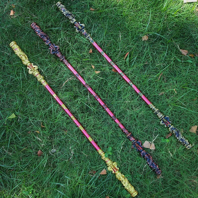 180cm Black Myth Wukong Sword Cudgel Long PU Sun Wukong Weapon Real Full Size Japanese Katana Samurai Sabre Kid Toy Anime Gift