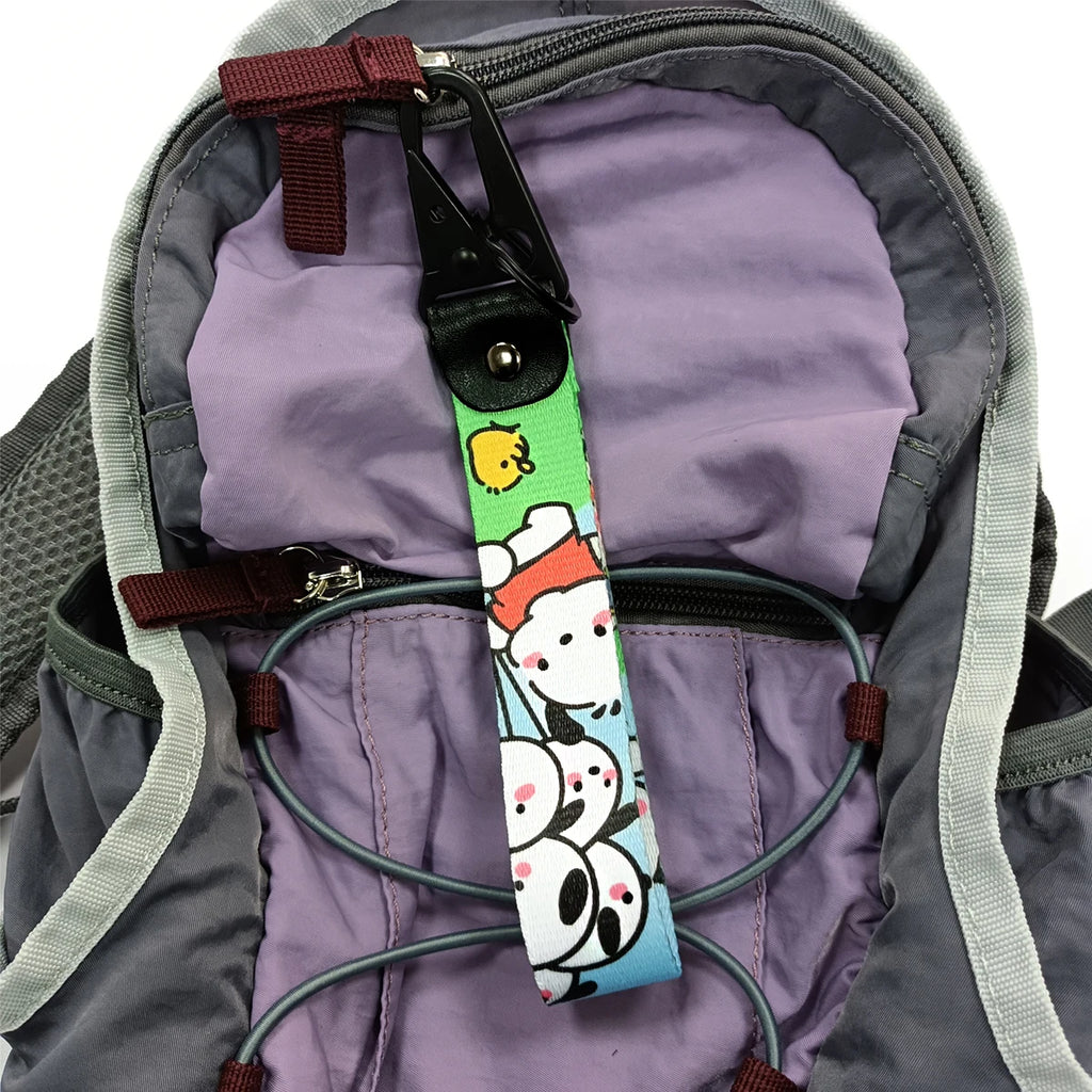 Anime Cool Figures Eagle Beak Keychain Short Lanyards Used in Phone Rope Badge Holder USB Pendant Portable Key Lanyard