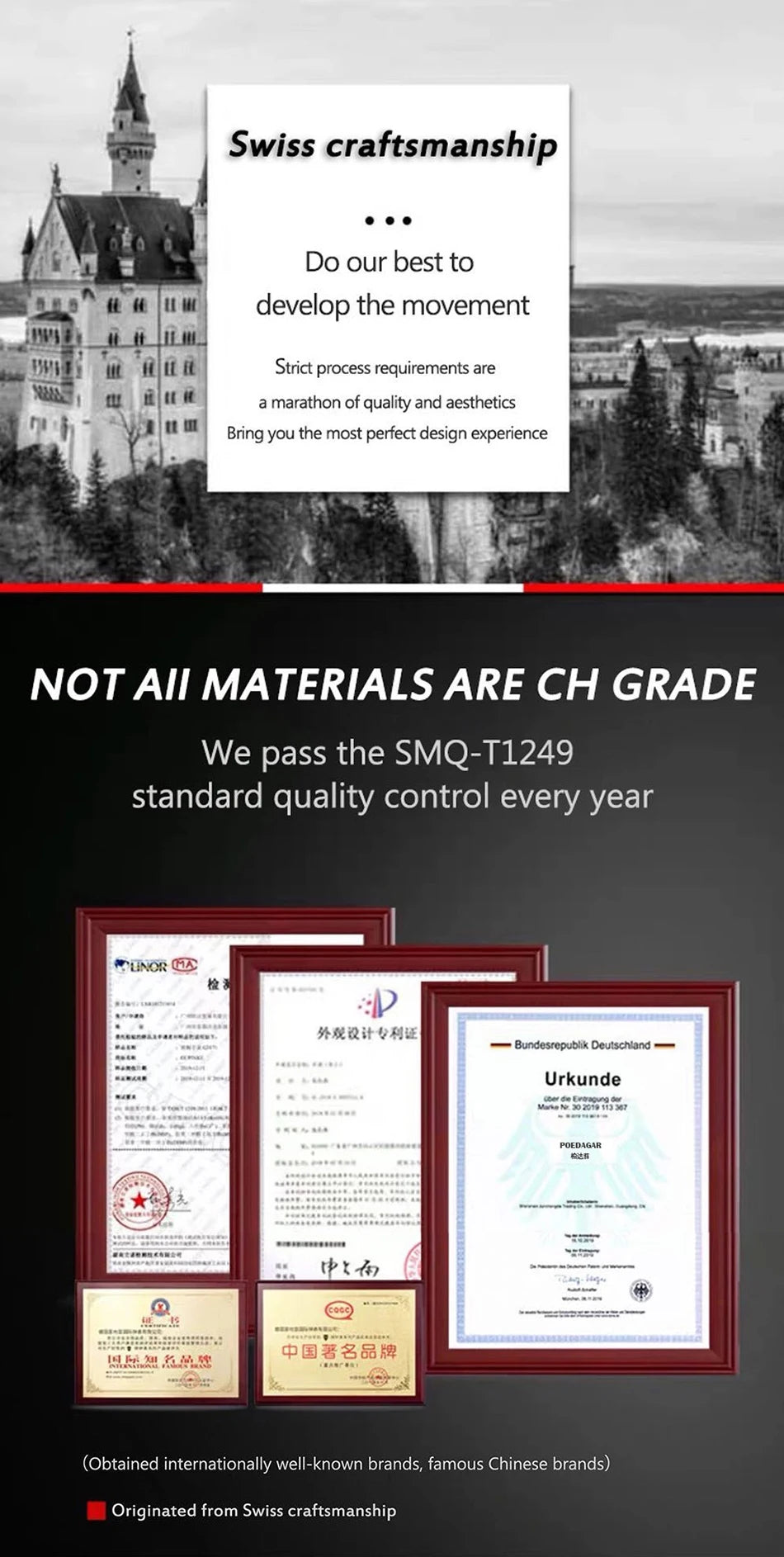 POEDAGAR Top Luxury Man Wristwatch Fashion Luminous Date Stainless Steel Men Watch Chronograph High Quality Men's Quartz Watches