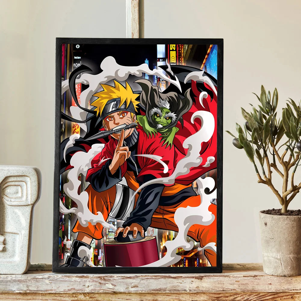 Japanese Anime Naruto Uchiha Itachi HD Poster Decorative Painting Canvas Painting Home Living Room Wall Decoration Holiday Gift