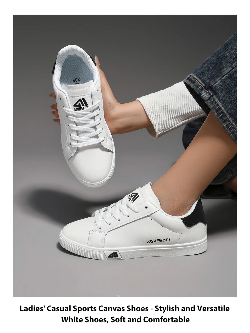 Women's High-Top Platform Sneakers w/Vulcanized Sole, White Casual Sport Shoes for A/W Seasons - Streetwear & Daily Use Fashion