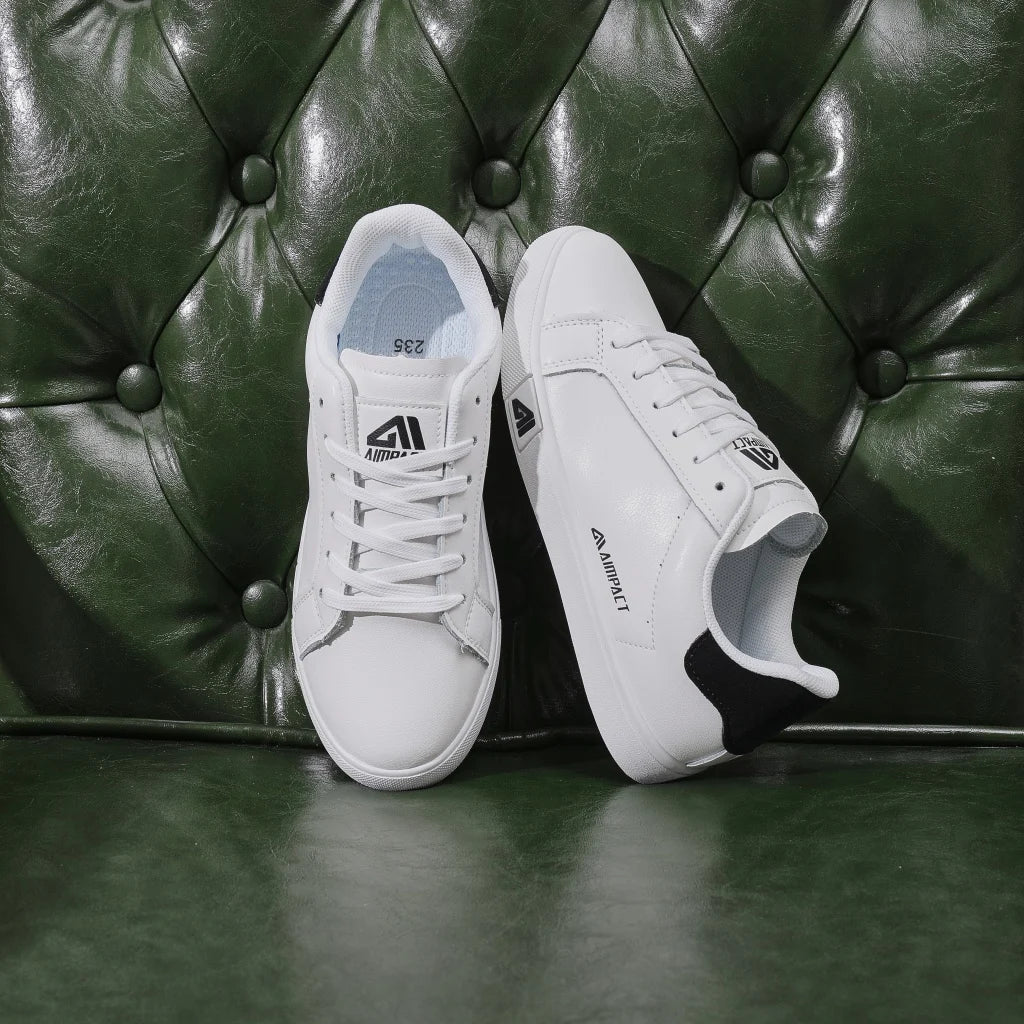 Women's High-Top Platform Sneakers w/Vulcanized Sole, White Casual Sport Shoes for A/W Seasons - Streetwear & Daily Use Fashion