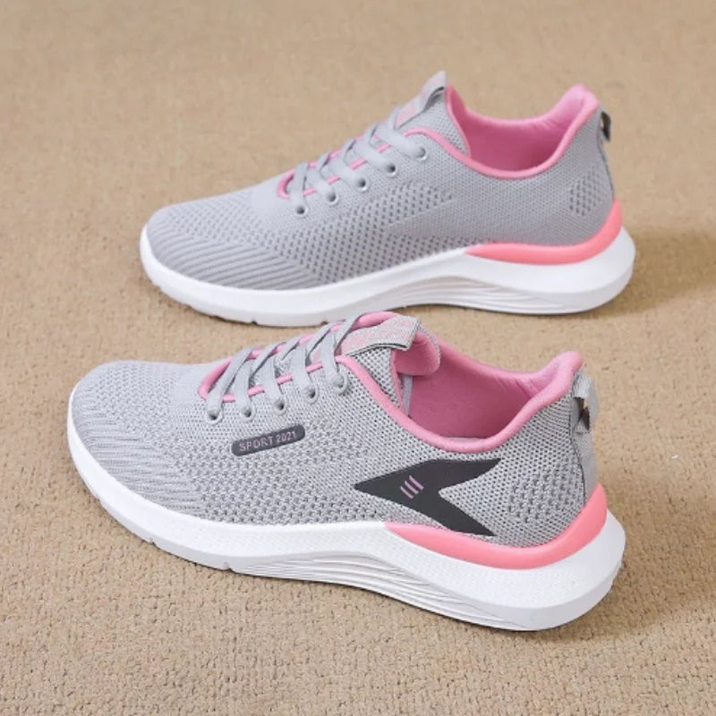 Women’s Spring Autumn Lightweight Sports Running Shoes for Women Soft Multifunctional Breathable Casual Athletic Sneakers