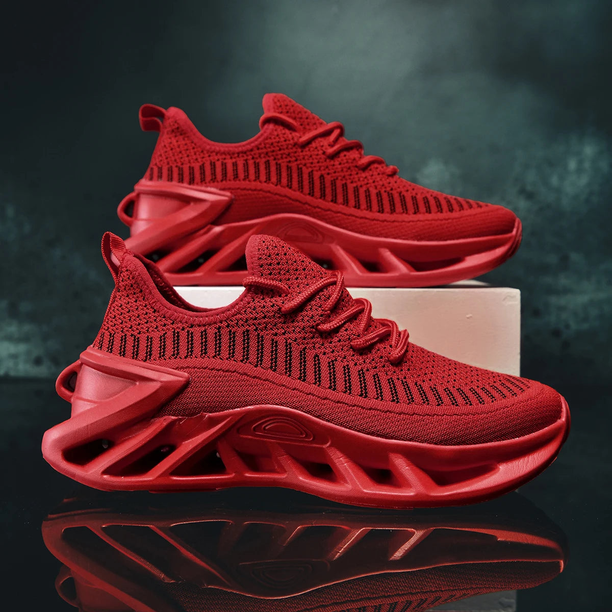 Purple lightweight mesh running shoes for women with lace-up closure and modern design.