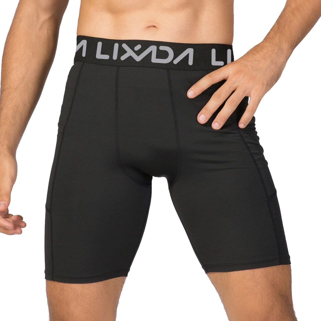 Lixada 3 Pack Men Sports Shorts Active Workout Underwear with Pocket