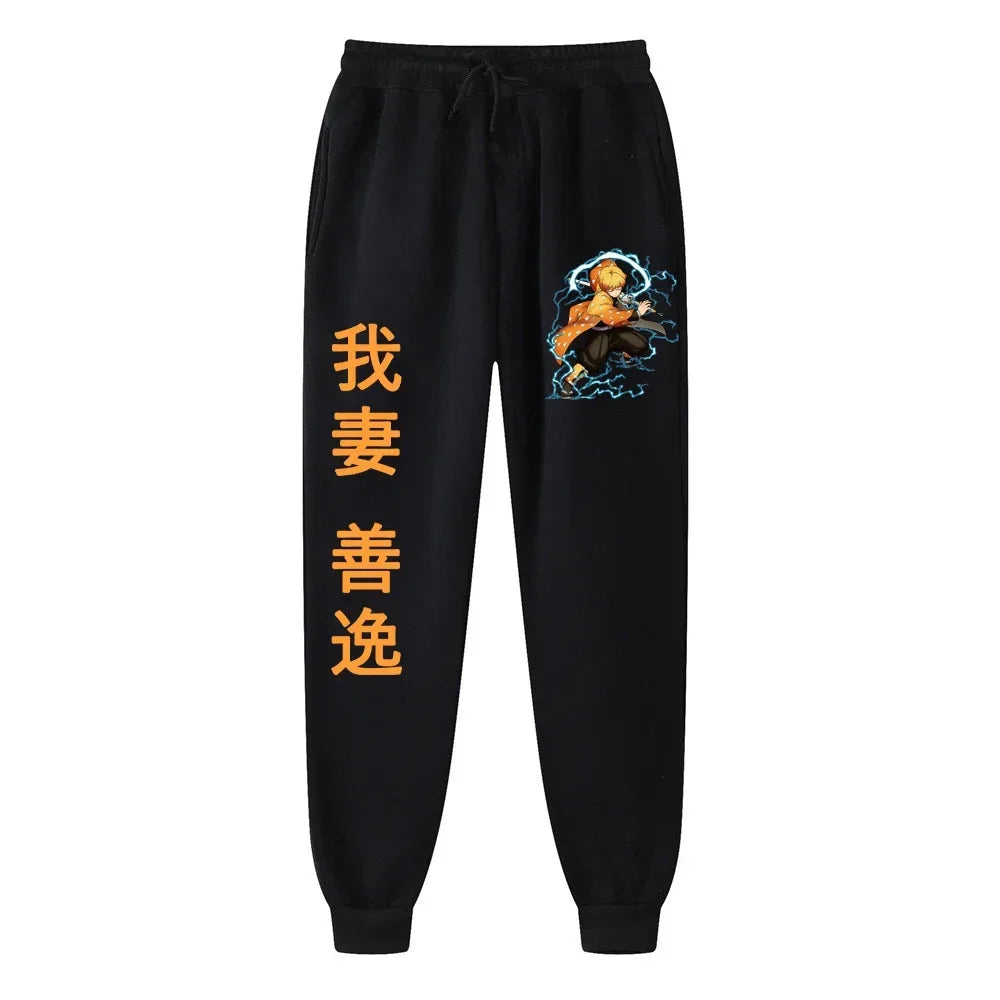 2025 Japanese Anime Demon Slayer Women Pants Running Pants Joggers for Men Sweatpant Sport Jogging Fitness Gym Fleece Trousers