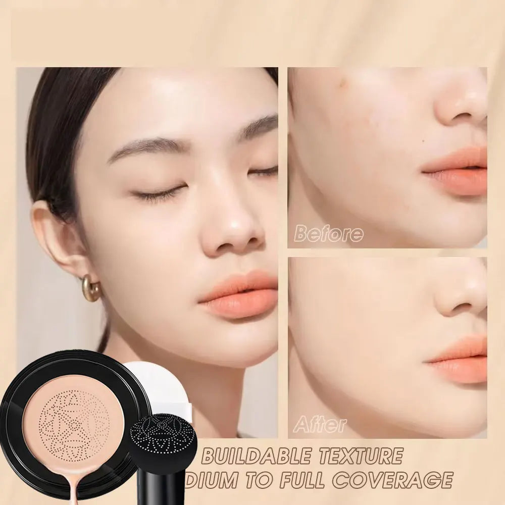 3color Air Cushion BB Cream Fuller Coverage Waterproof Long-lasting No Creasing Concealer Air Cushion Female Makeup Products