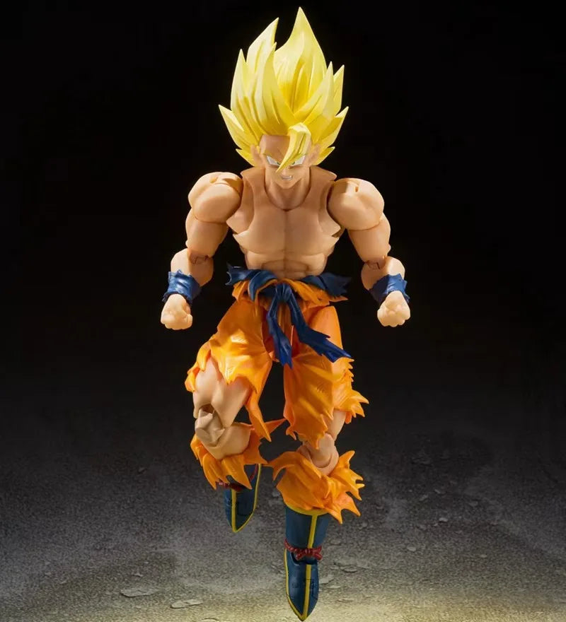 Shf Dragon Ball Z Son Goku Legendary Action Figure PVC Movable Collection Anime 17cm Super Saiyan Kakarotto Figurine Model Toys