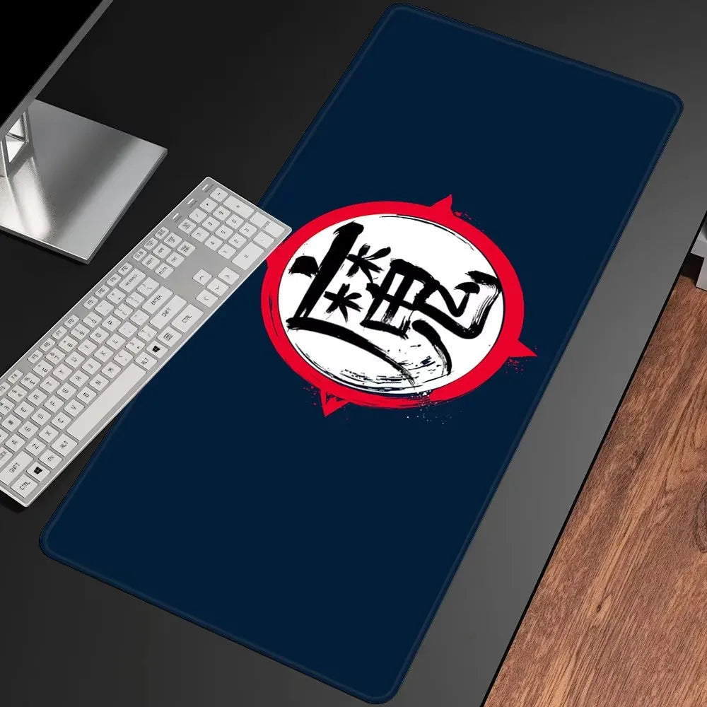 MINISO Anime Goku Dragon Warrior Mouse Pad Large Gaming Desk Mat Non-slip Keyboard Rug PC Laptop Office Gamer Accessories XXL