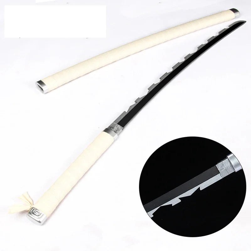 Demon Slayer Weapon Kamado Tanjirou Nichirin Blade 103cm Anime Peripheral Wood Sword Model Cosplay Weapon Katana Gifts Toys Boys