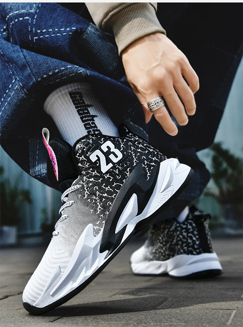 Men Basketball Shoes Breathable Men Non Slip Outdoor Fashion Unisex Sneakers