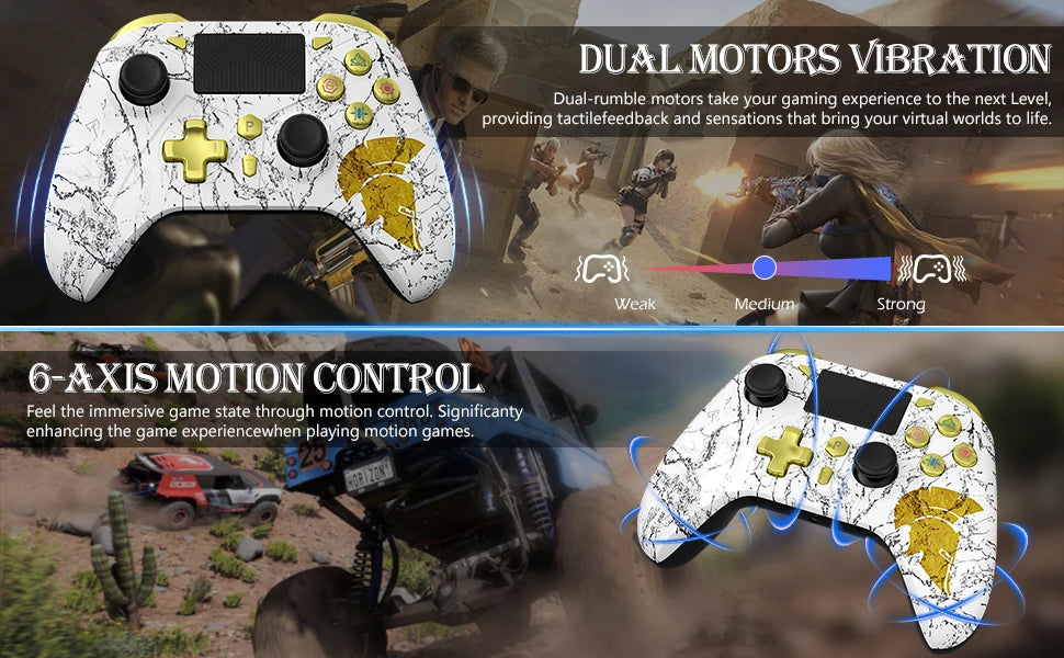 For PS5 Console Wireless Controller Supports BLACK MYTH WUKONG W/ Turbo Dual Vibration Gamepad For Steam/PC Game Remote Control