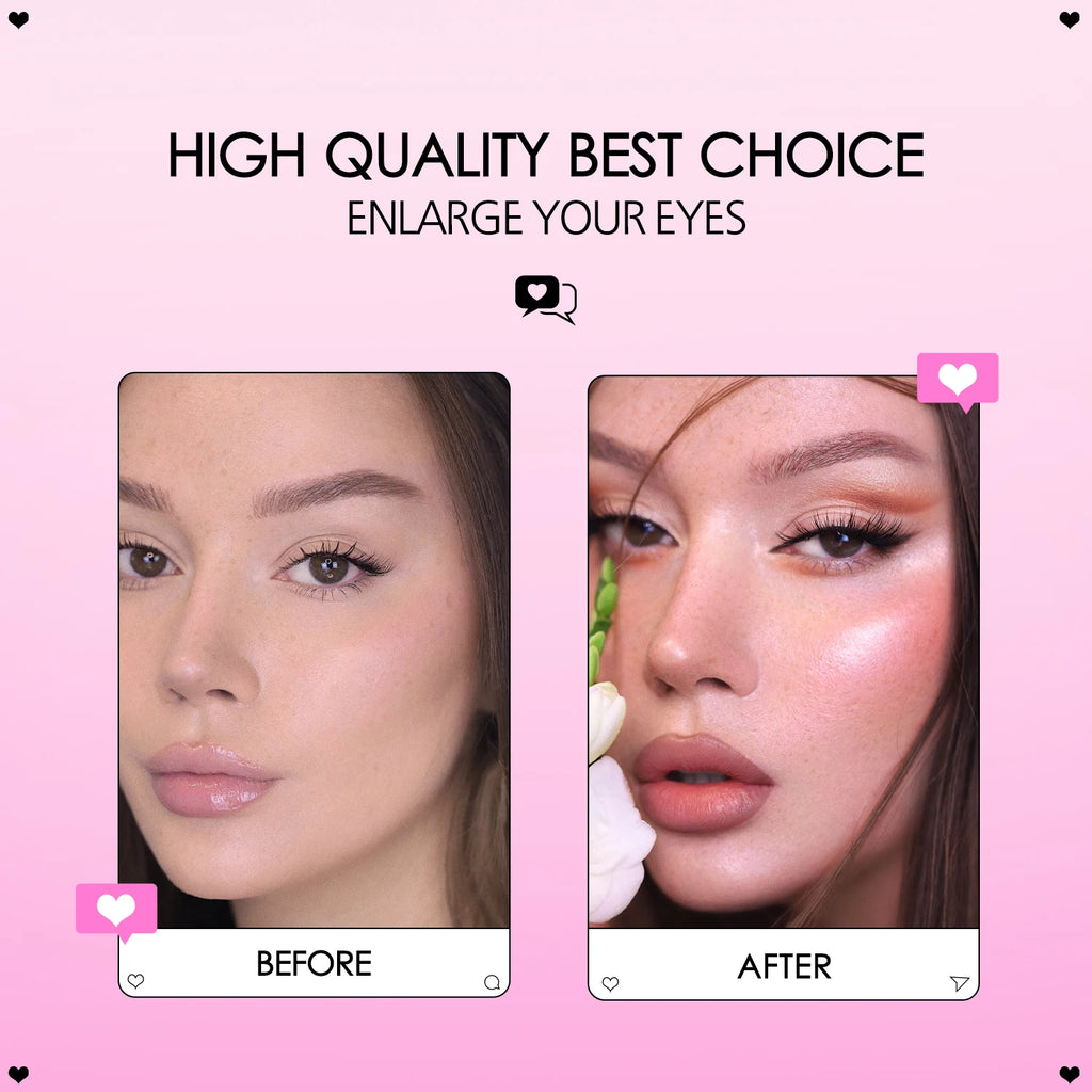 WOSHEER Lash Clusters Kit Wispy Natural Cluster Eyelash Extension Kit DIY Lash Extension Kit 8-14MM Eyelash Clusters  Individual