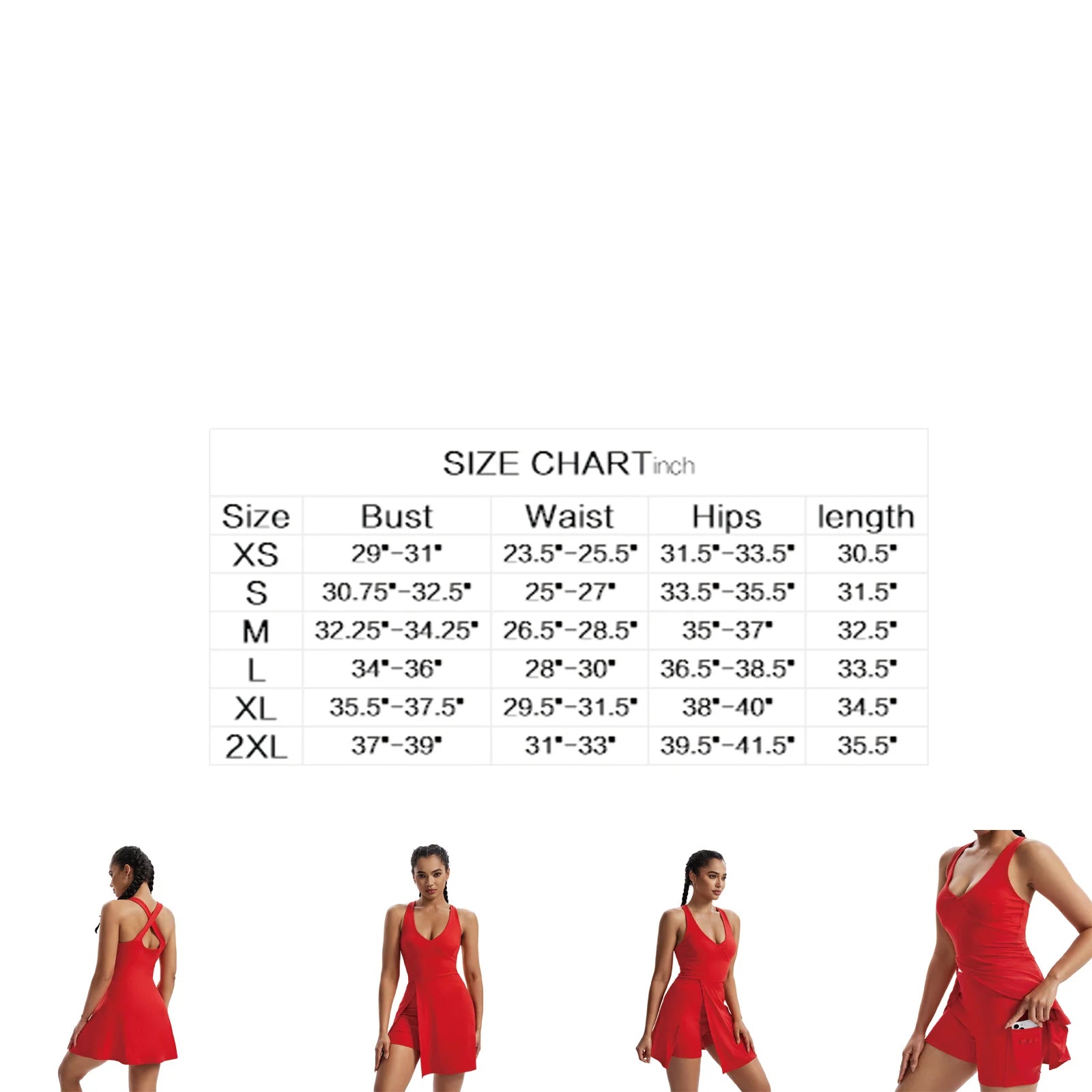 Women's Two-In-One Golf and Tennis Skirt Gym Sports Breathable Elegant Collarless Backless One-Piece Skirt with Pockets Cute Cas