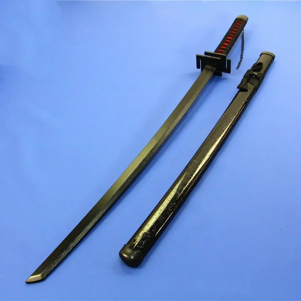 104cm Zoro Katana Sandai Kitetsu Sword Blade Anime Cosplay Prop Ninja Knife Real Full Size Japanese Katana Samurai Sabre Kid Toy