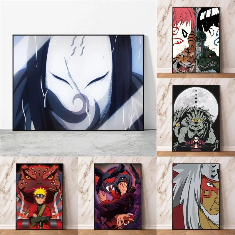 Japanese Anime Naruto Uchiha Itachi HD Poster Decorative Painting Canvas Painting Home Living Room Wall Decoration Holiday Gift