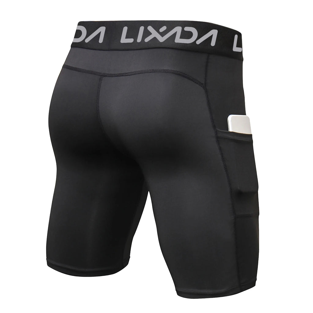 Lixada 3 Pack Men Sports Shorts Active Workout Underwear with Pocket