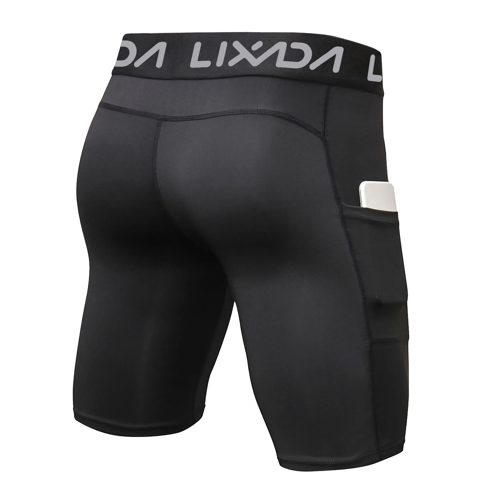 Lixada 3 Pack Men Sports Shorts Active Workout Underwear with Pocket