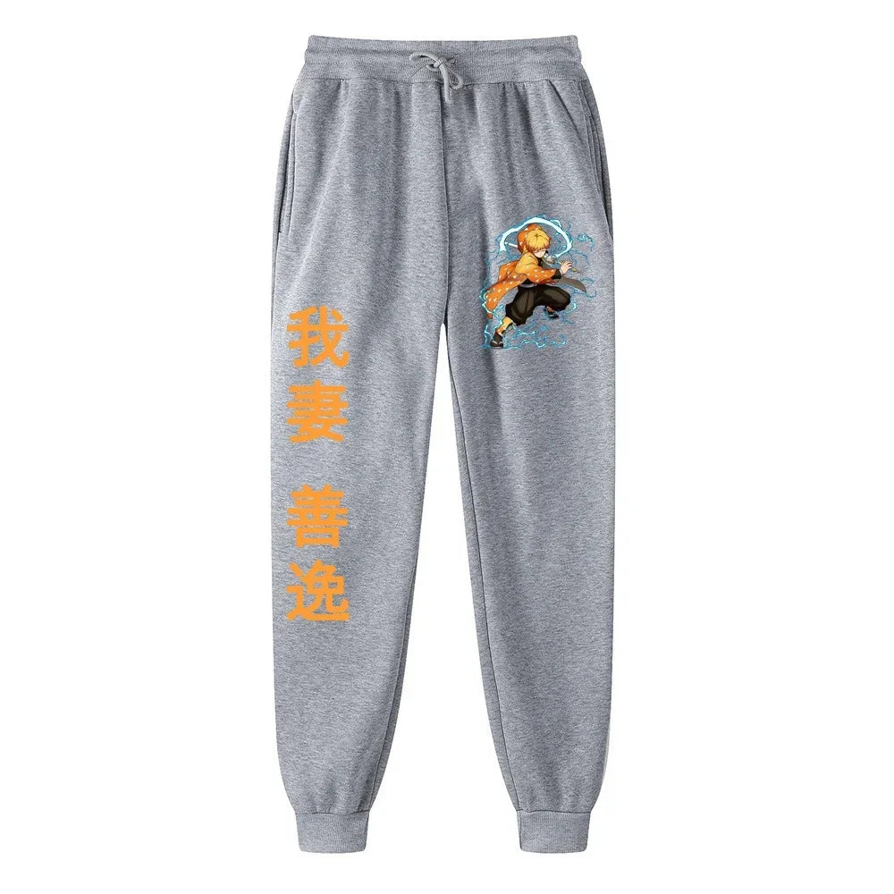 2025 Japanese Anime Demon Slayer Women Pants Running Pants Joggers for Men Sweatpant Sport Jogging Fitness Gym Fleece Trousers