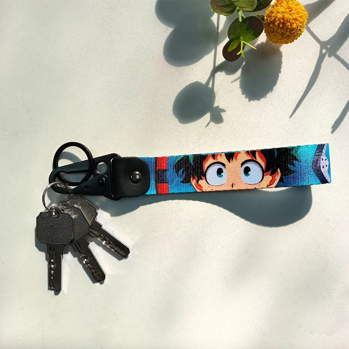 Anime Cool Figures Eagle Beak Keychain Short Lanyards Used in Phone Rope Badge Holder USB Pendant Portable Key Lanyard