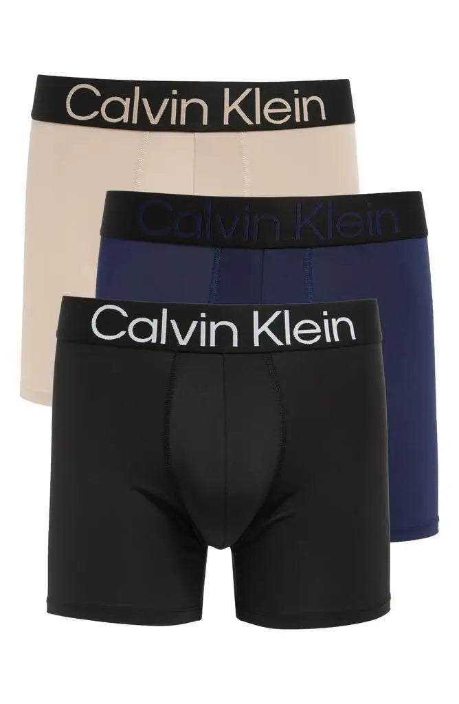 Calvin Klein | Bold Logo 3-Pack Boxer Briefs