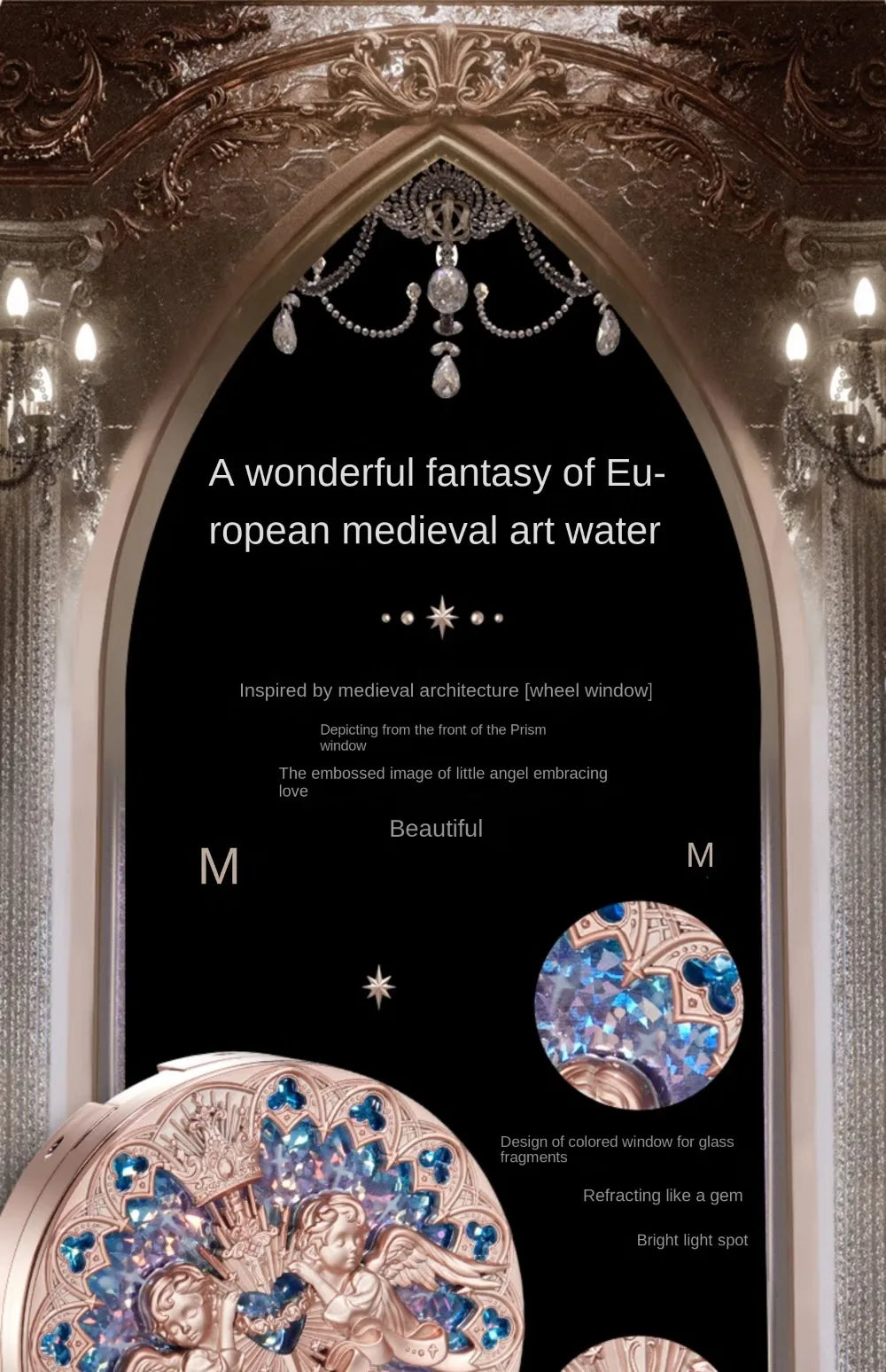 The Flower Knows Little Angel Collection Relief Highlight Face Powder iluminador Makeup Contour Highlighter Palette 8g/0.3Fl.oz