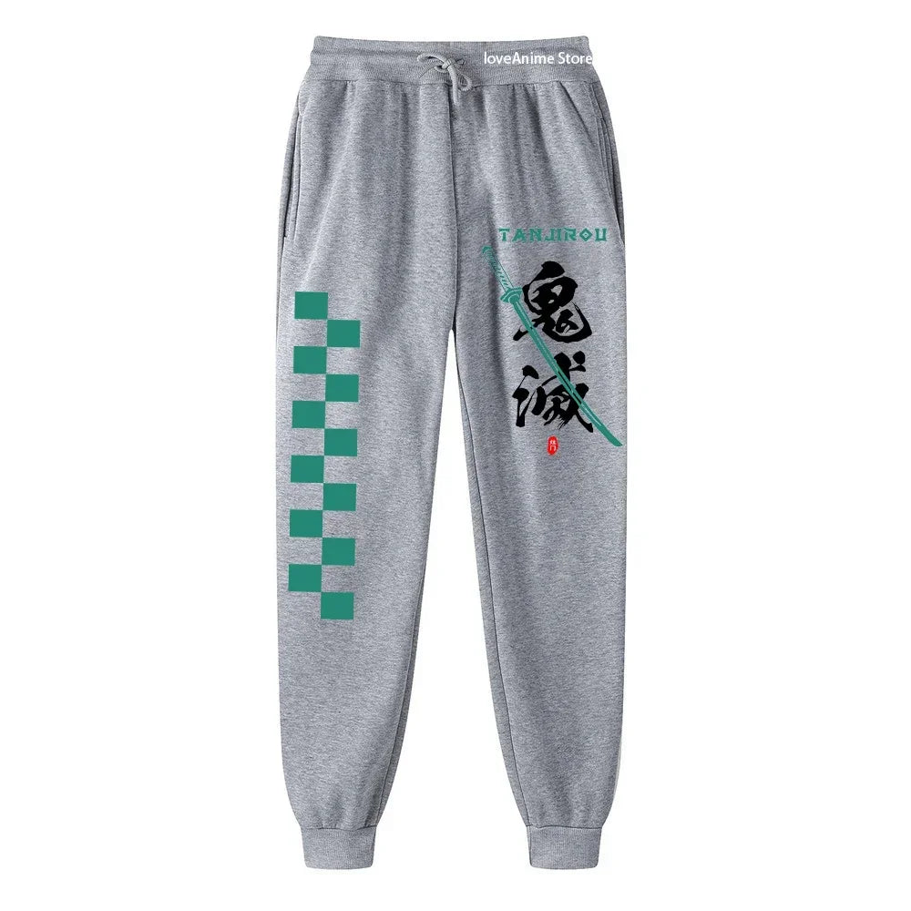 2025 Japanese Anime Demon Slayer Women Pants Running Pants Joggers for Men Sweatpant Sport Jogging Fitness Gym Fleece Trousers