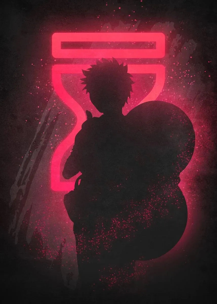 Anime Character Outline Series Poster Print Canvas Art Pictures Home for Living Room and Bedroom Wall Decor Frameless Painting