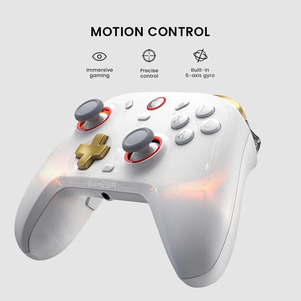 GameSir Cyclone 2 Wireless Controller for Nintendo Switch 2 / iPhone / Android, Bluetooth Gamepad with Hall Effect Joystick