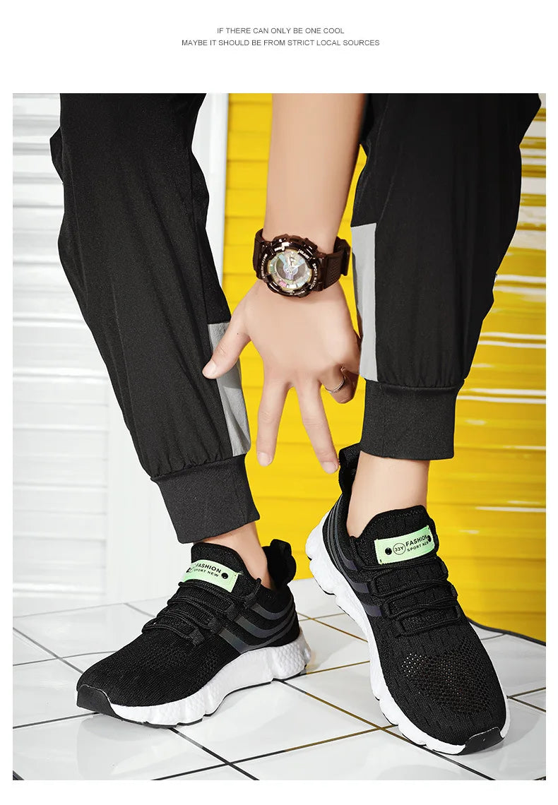 2024 Hot Sale Sport shoes Men Running shoes Outdoor Summer Sneakers Male Walking Shoes breathable men shoes plus large size