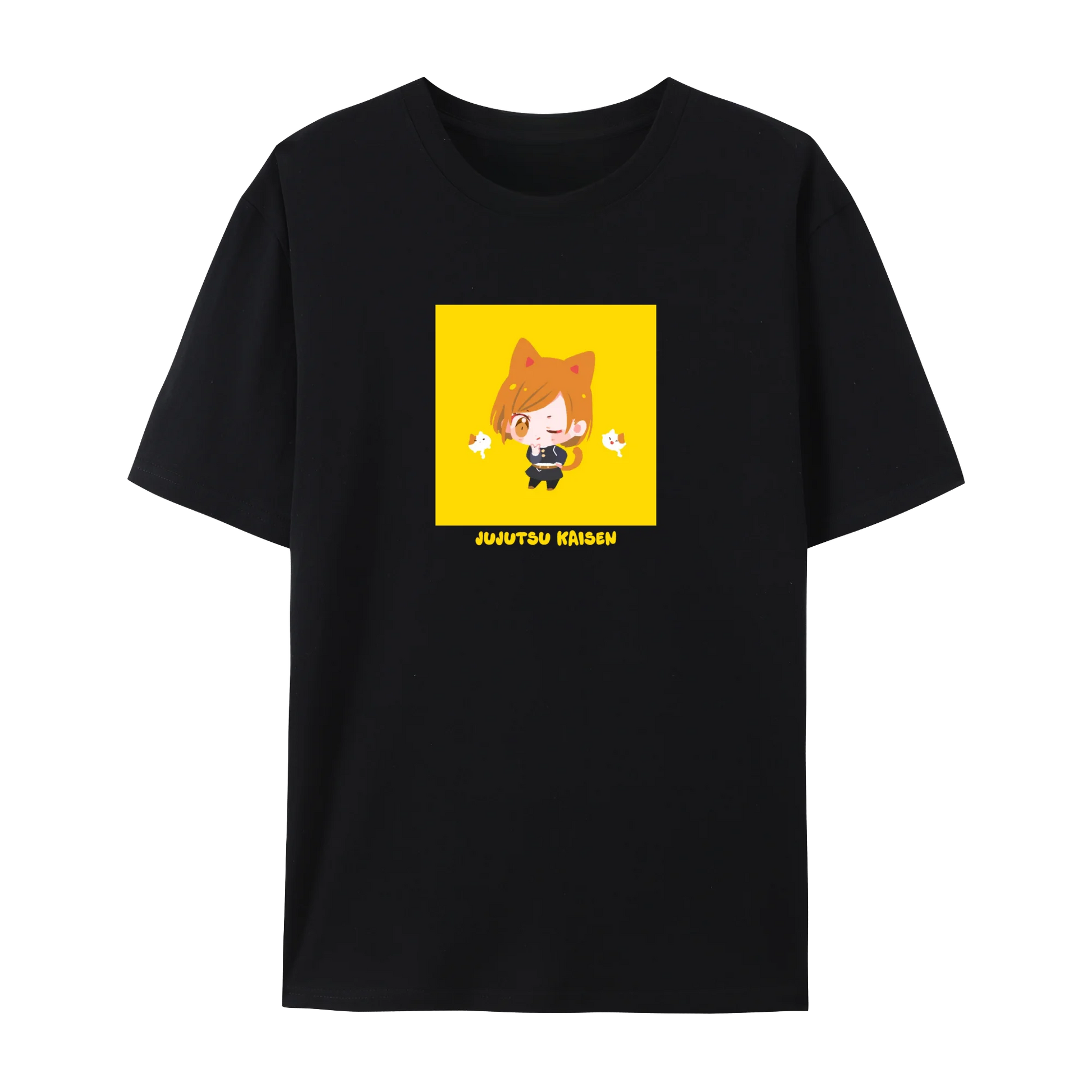 Jujutsu Anime Kaisen JJK's Characters Graphic Cotton T-Shirt,Japanese Anime Unisex Short Sleeve Crewneck Shirt
