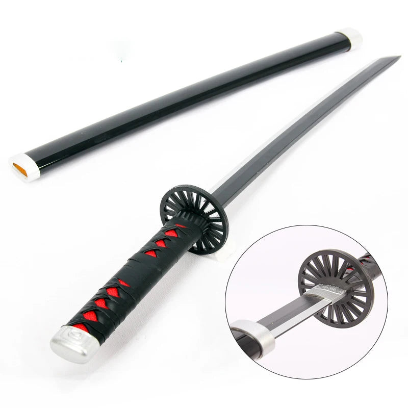 Demon Slayer Weapon Kamado Tanjirou Nichirin Blade 103cm Anime Peripheral Wood Sword Model Cosplay Weapon Katana Gifts Toys Boys
