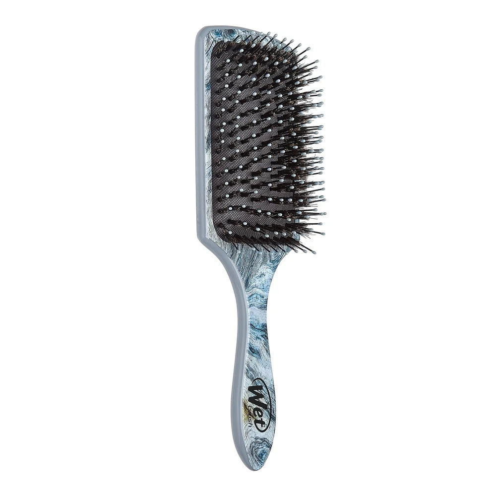 Paddle Hair Brush with IntelliFlex Bristles Argan Oil Infused Detangling Brush Healthy Hair All Types Frizz Control