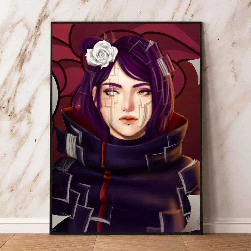Japanese Anime Naruto Uchiha Itachi HD Poster Decorative Painting Canvas Painting Home Living Room Wall Decoration Holiday Gift