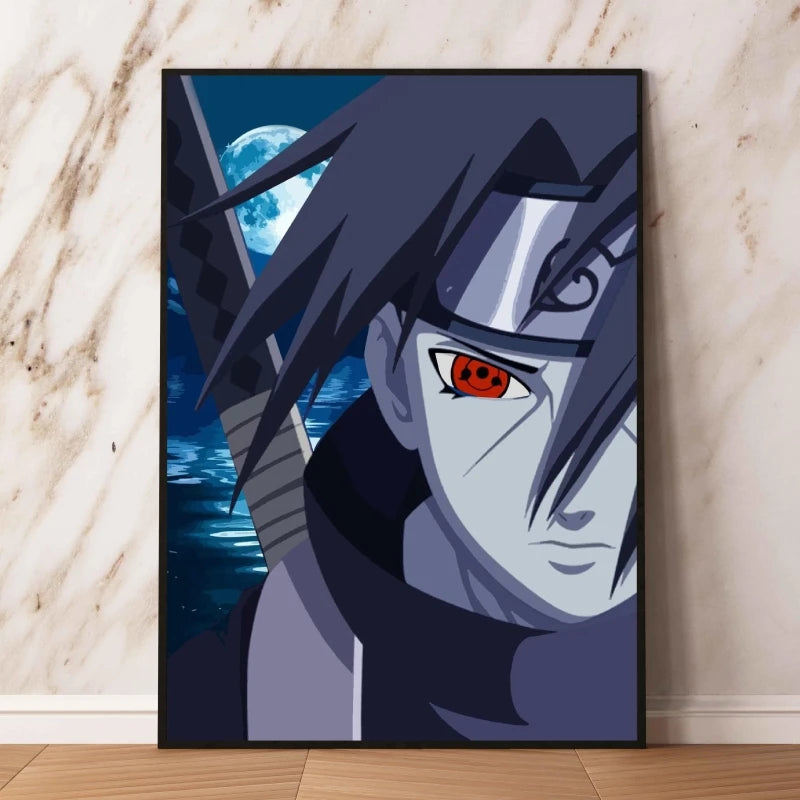 Japanese Anime Naruto Uchiha Itachi HD Poster Decorative Painting Canvas Painting Home Living Room Wall Decoration Holiday Gift