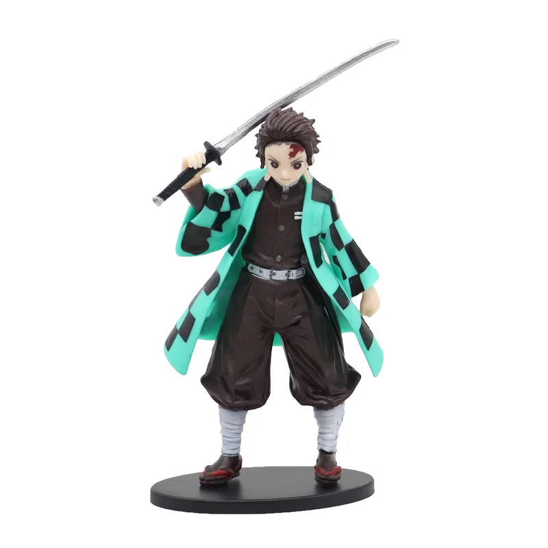 Demon Slayer doll Kamado Tanjirou Nezuko Action Figures Model Toys Zenitsu Figurine Inosuke Kimetsu No Yaiba Figura kids gift