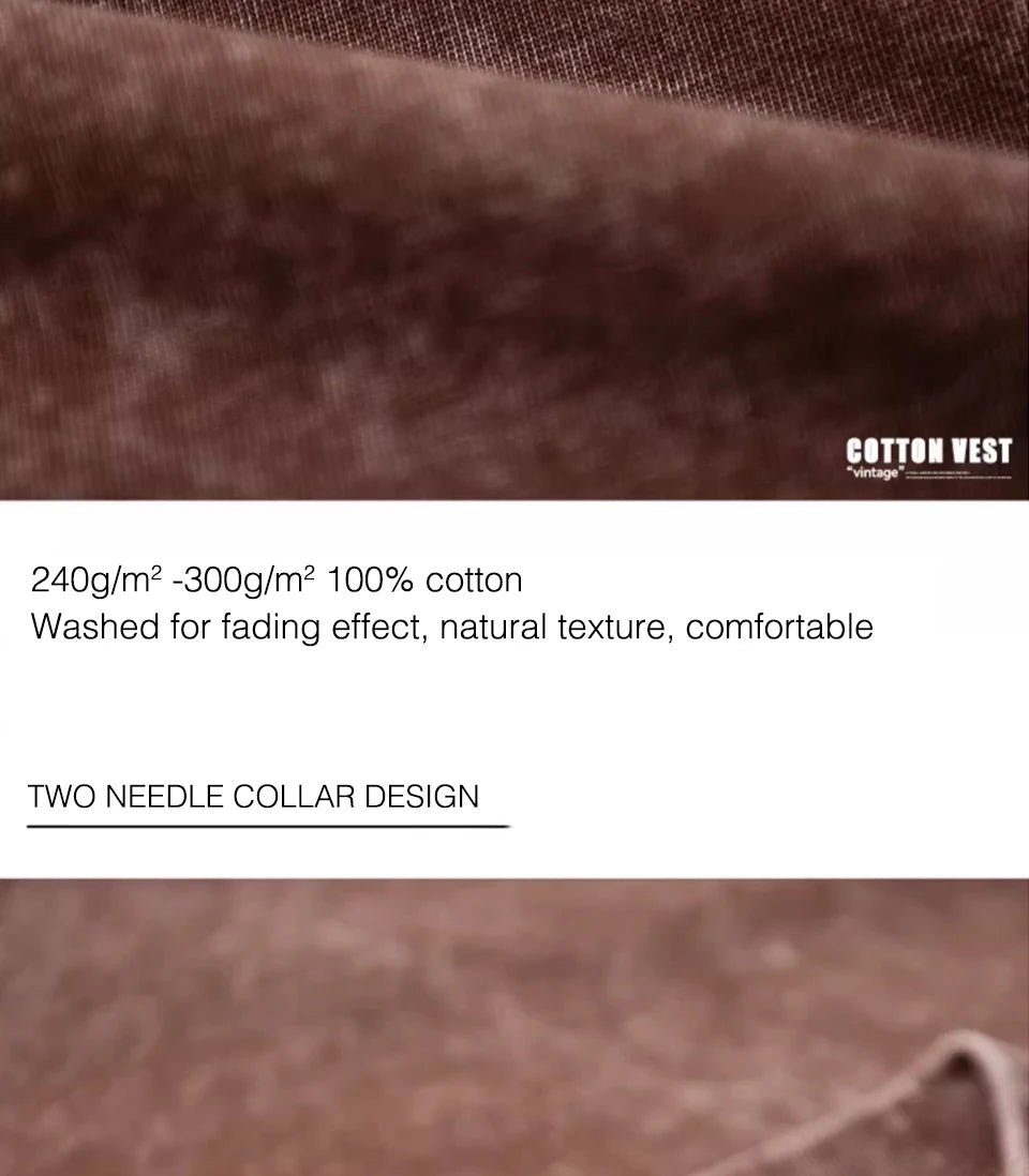 300g Heavy Men Washed Vintage Oversized T-Shirt Street Hip Hop Punk Tee women Harajuku Casual Cotton Short Sleeve Acid Wash Top