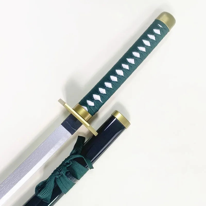 104cm Bleach Katana Sword Bamboo Blade Anime Bleach Byakuya Cosplay Prop Real Size Japanese Samurai Sword Ninja Katana Kid Toy