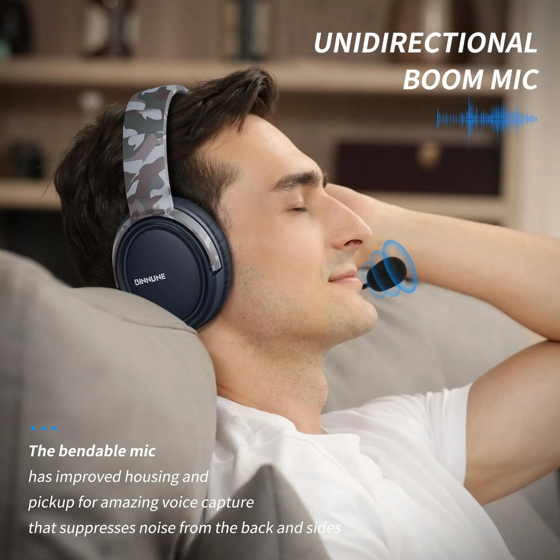 BINNUNE Gaming Headset with Mic for PS4 PS5 Xbox Series X|S Xbox One PC Switch Wired Gaming Headphones for Playstation 5 Xbox 1