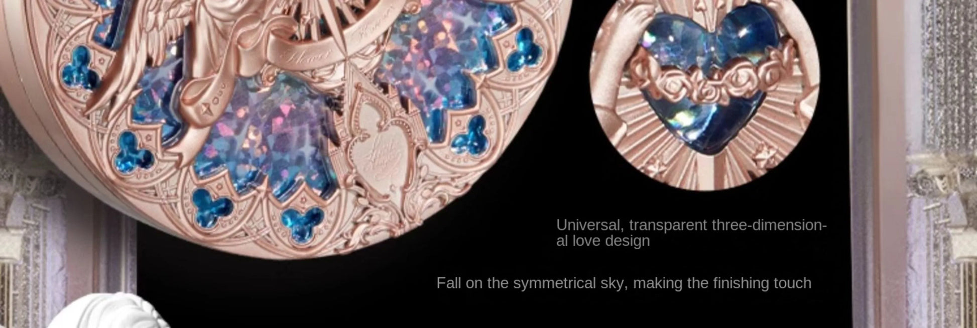 The Flower Knows Little Angel Collection Relief Highlight Face Powder iluminador Makeup Contour Highlighter Palette 8g/0.3Fl.oz