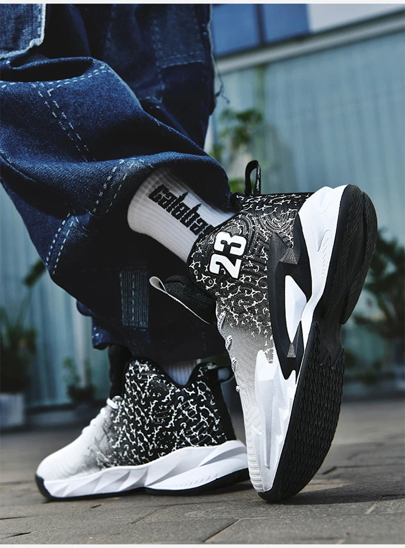 Men Basketball Shoes Breathable Men Non Slip Outdoor Fashion Unisex Sneakers