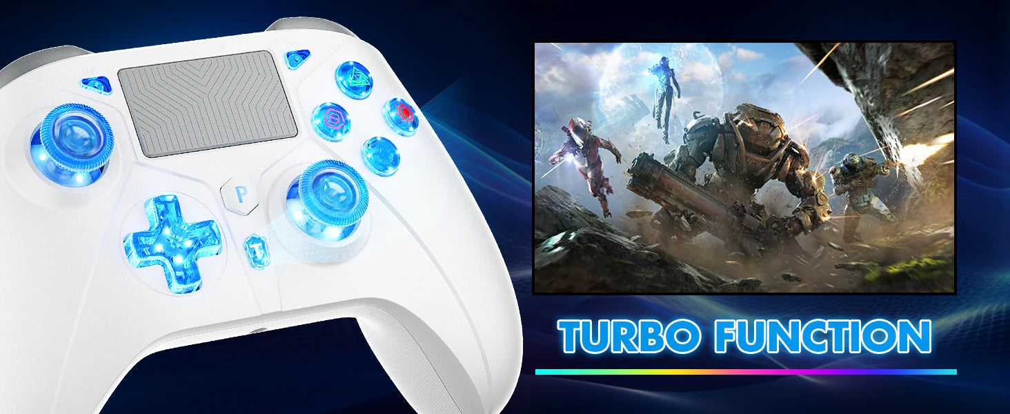 For PS5 Console Wireless Controller Supports BLACK MYTH WUKONG W/ Turbo Dual Vibration Gamepad For Steam/PC Game Remote Control